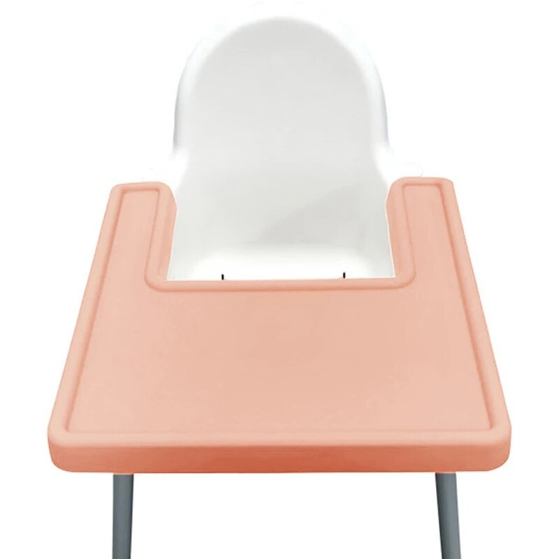 ! Mantel Individual de silicona con cobertura de grado alimenticio para trona de bebé, alfombrilla de alimentación de silicona para bebé