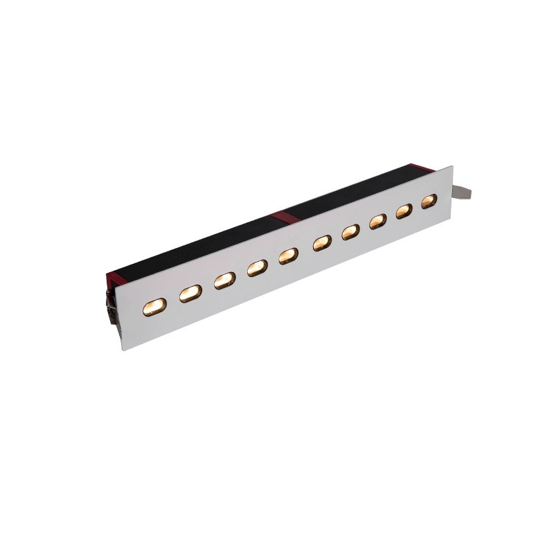 Ingebouwde ledstrip anti-glare spotlight 5heads 10W 10heads 20W 15heads 30W 20heads 40W minimalistische lijnlicht woonkamer 60-260V