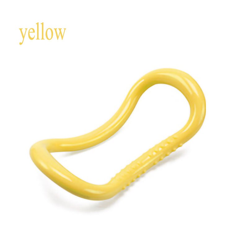Portable Yoga cercle magique famille Fitness Pilates Fitness cercle taille épaule exercice fournitures Fitness outil: yellow