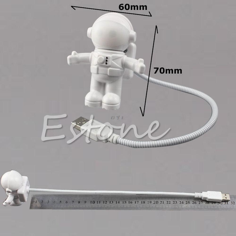 Ruimtevaarder Astronaut Mini Flexibele Led Lamp Licht Tafel Gadgets Usb Hand Lamp Voor Power Bank Pc Laptop