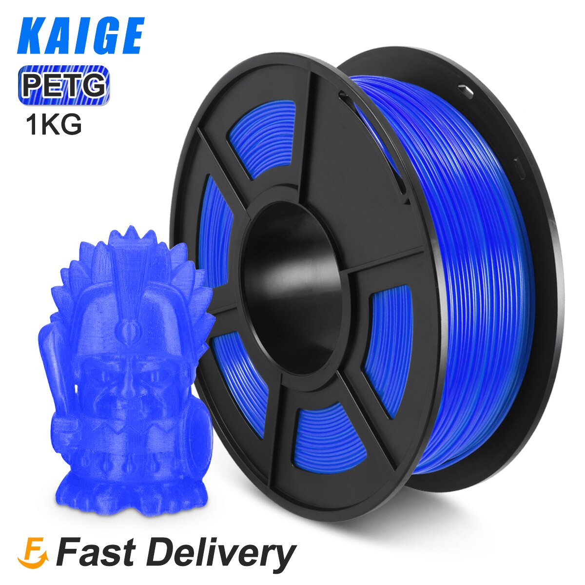 PETG 1kg 1,75 MM Schwarz 3D Drucker Filament пластик 1 кг Gute säure und Alkali widerstand Stabile druck größe: PETG-blau