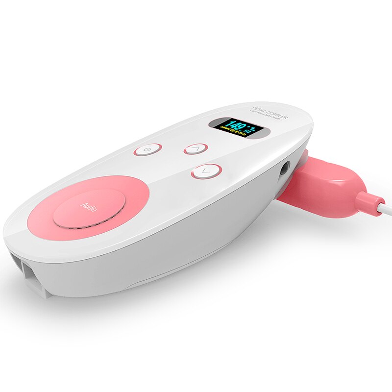 Digitale Doppler Ultrasound Apparatuur Thuis Prenatale Foetale Hartslag Detector Foetale Doppler Monitor