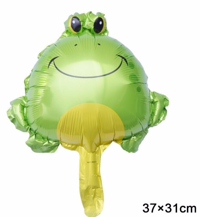 1 stücke Große Luftballons Tiere panda Fuchs Glücklich Geburtstag festival Dschungel Party Kinder Baby Dusche Dekorationen Helium Ballon: frog