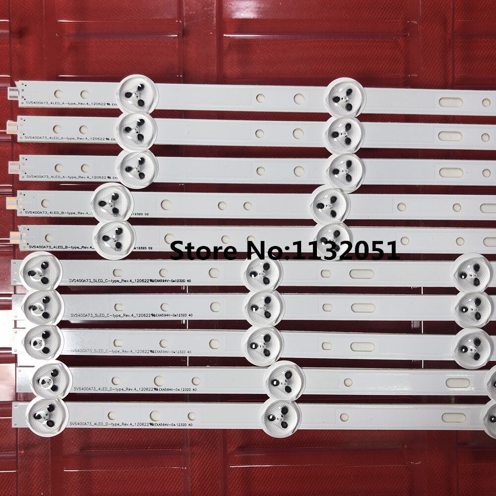 23 de 10 bandes led de remplacement compatibles avec 40 1333b 40 1333bpfl 400 40lta 400 3208thm , 2svs, 2a, 79 a/b /d/c/d