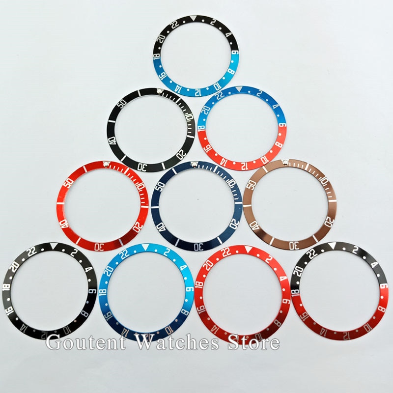 39.5mm Aluminum Material Watch Bezel Insert Fit 41mm Corgeut Watch