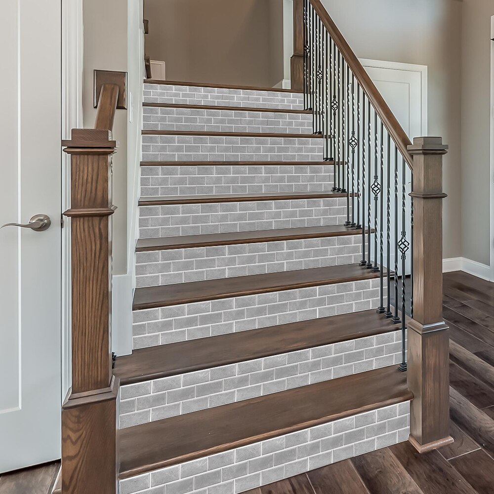 Rectangular Antique Self-adhesive Brick Pattern Wall Tiles Waterproof And Oilproof 3D Stickers For Kitchen