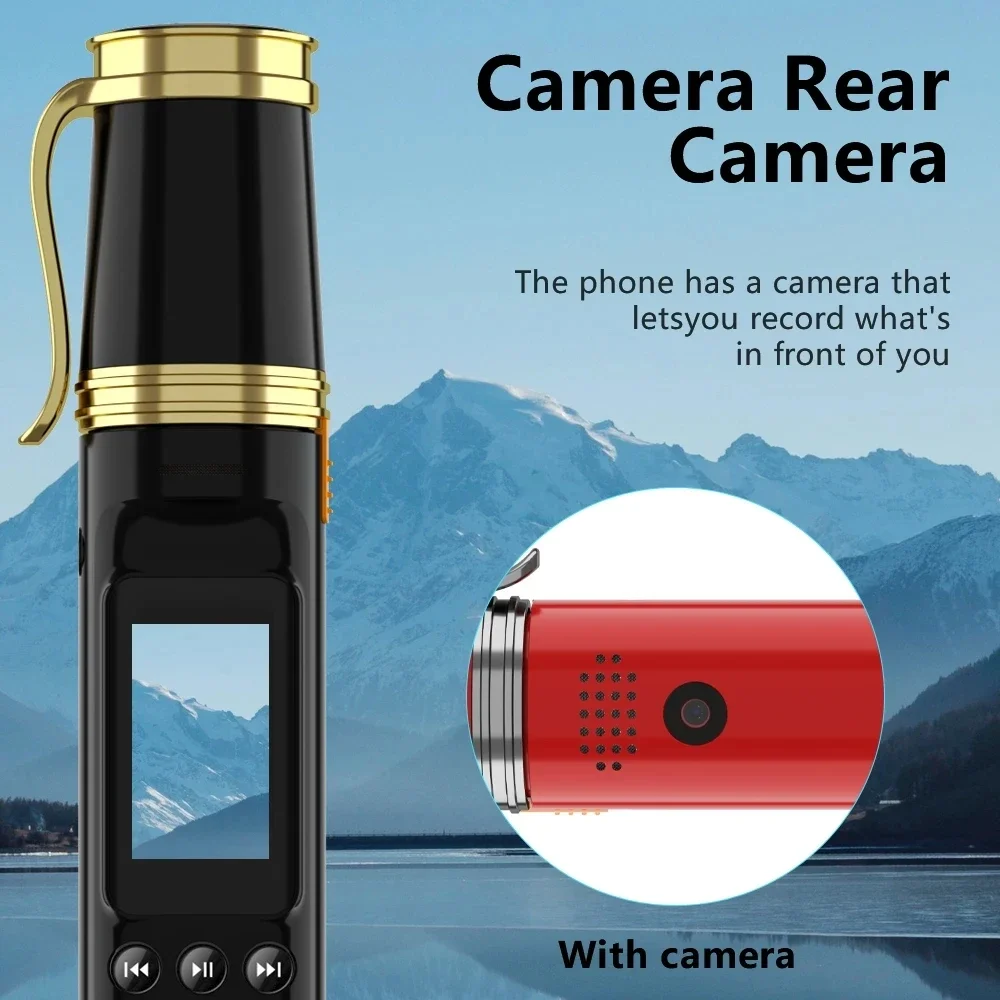 Neue BM111 praktisch Stift 1800 mAh 2G GSM Dual SIM Kamera Fan Bluetooth Dialer Radio Recorder Magie Stimme praktisch