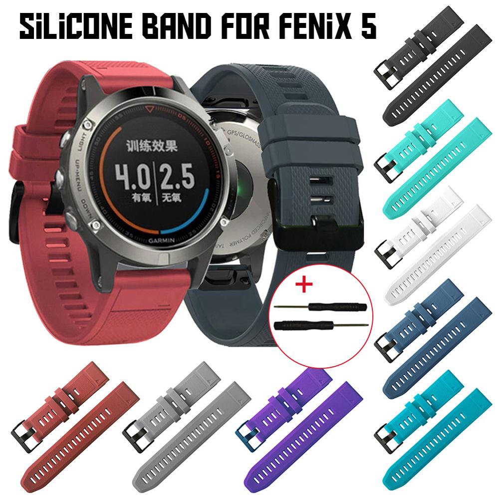 Fenix 5 Fitness Sport Band Siliconen Band Serie 22Mm Fenix 5 Horloge Band Sport Strap Vervanging Band Armband