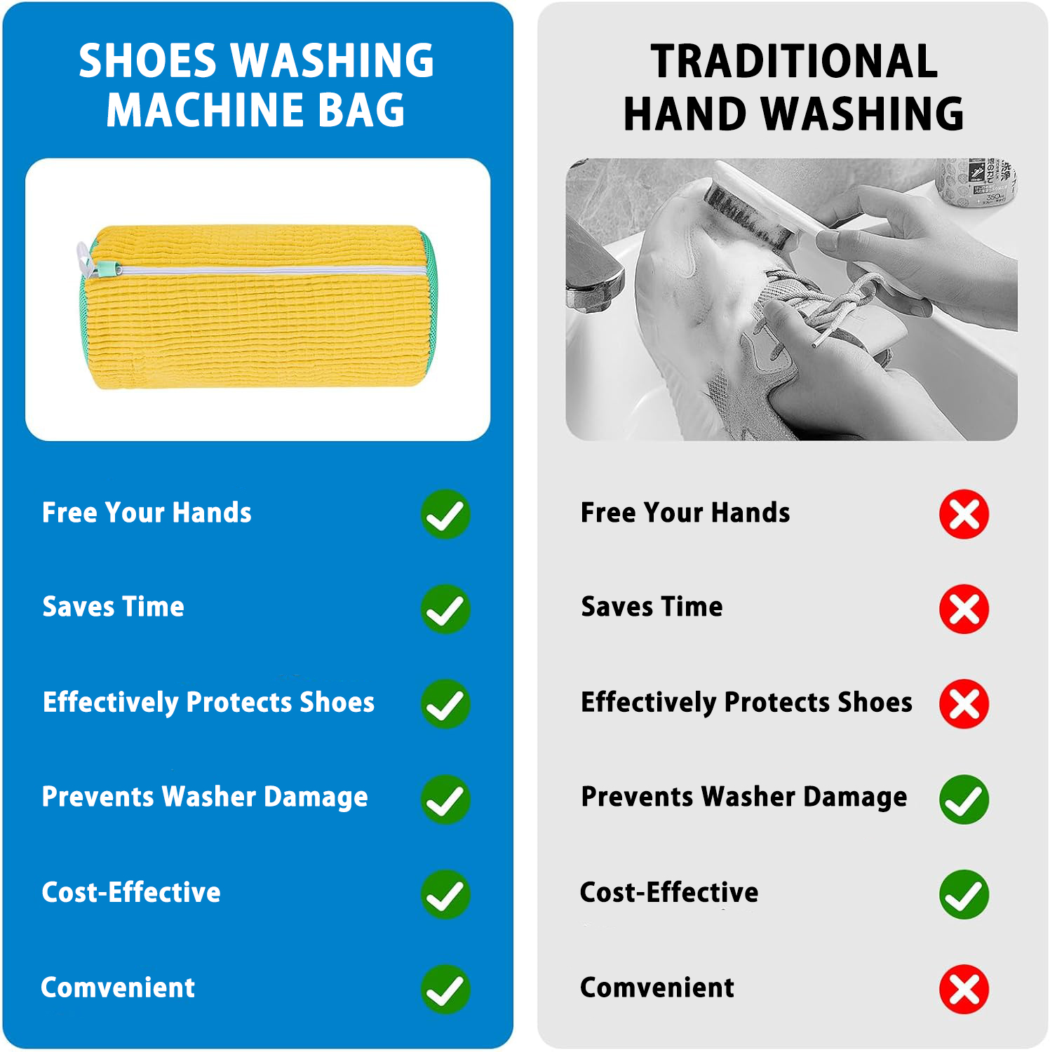 Schoenen wassen Tas Katoen Wasschoenen Beschermer Pluizige vezels Polyester Vriendelijk Anti-vervorming Schoenen Kleding Organizer