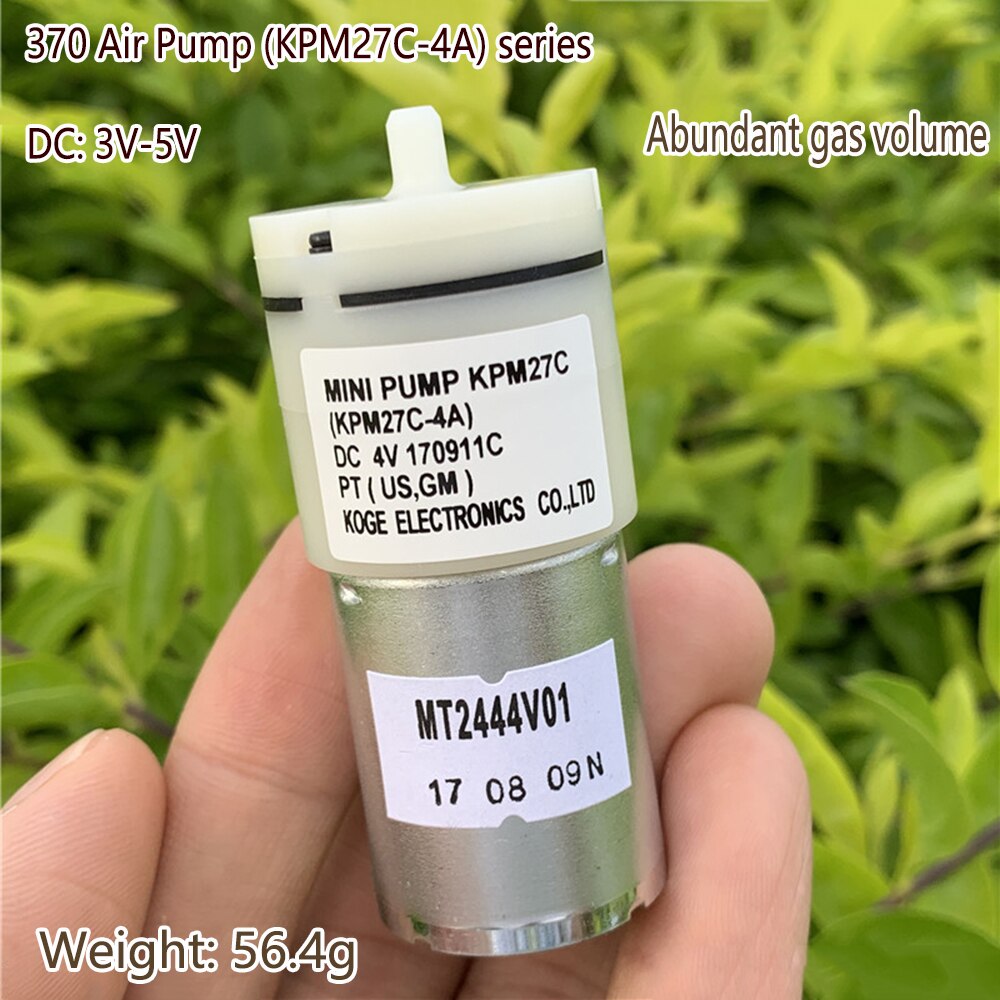 370 Mikro Luftpumpe KPM27 Luft Pumpe 3V-5V Elektronische Blutdruck Monitor Fisch Panzer USB Sauerstoff pumpe