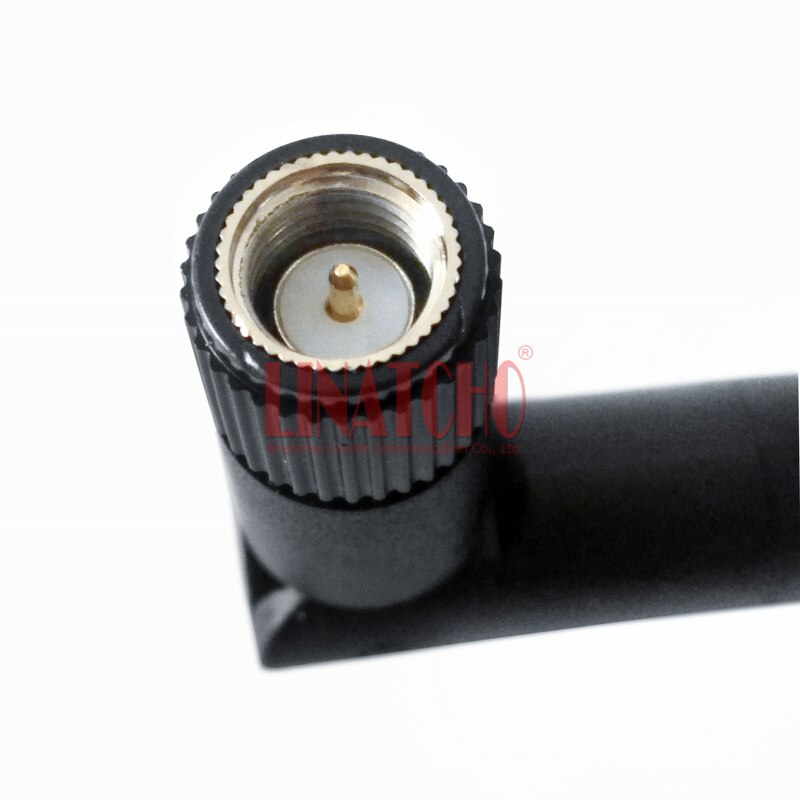 2.4Ghz 3DB Kan Worden Gevouwen Zwarte Kleine Sma Male Connector Mini Wifi Moden Cctv Antenne