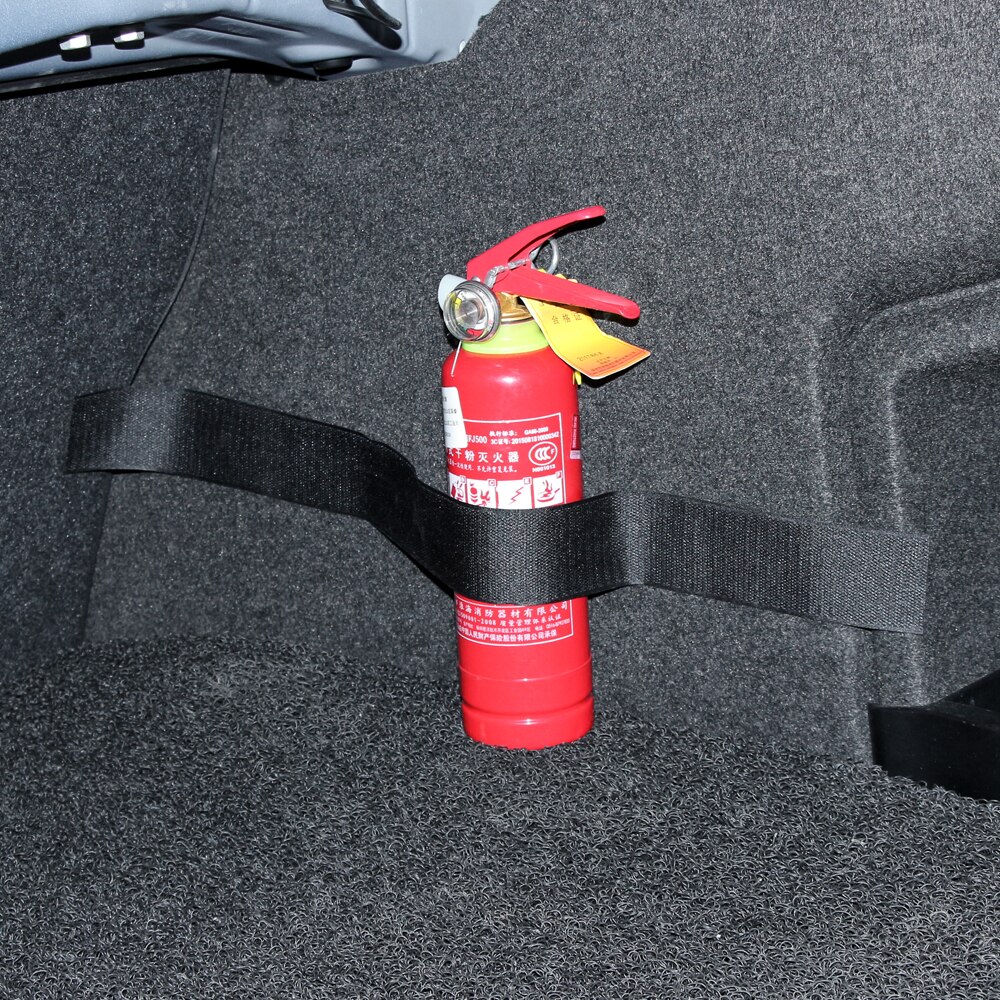 4 Stuks Set Van Auto Brandblusser Nylon Tape Riem Bandage Auto Styling Kofferbak Boot Brandblusser Magic tape