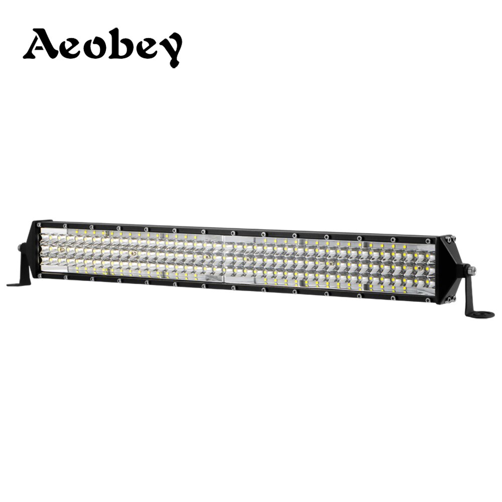 Aeobey Led 24 Inch Led Licht Bar Offroad Rijden Voor Suv Atv Boot Auto Truck Tractor 528 Watt Strip Verlichting