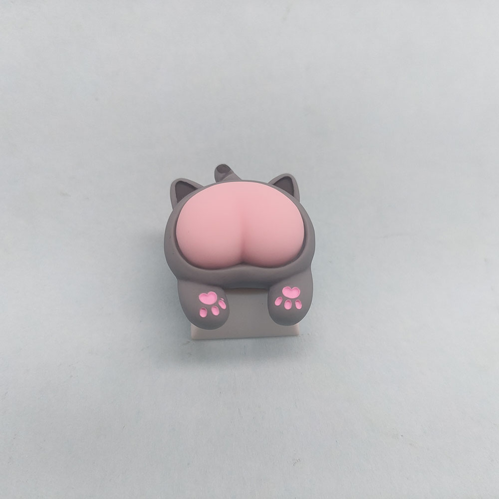 Katze Pfote Butt Schlüssel Kappe Tier Tastenkappen Für Mechanische Gaming Tastatur Benutzerdefinierte ESC Keycap Cherry Mx Schalter Für PC Für Geburtstag: orange