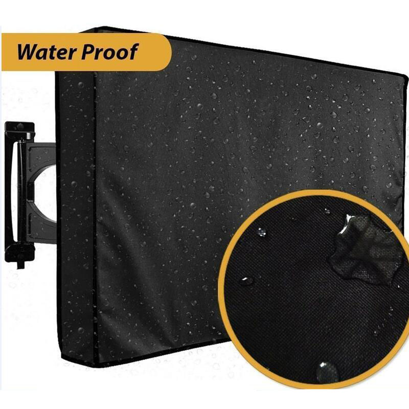 Protector solar impermeable para jardín, cubierta de televisión a prueba de polvo, protector de pantalla plana de 22 a 70 pulgadas para Patio, TV al aire libre