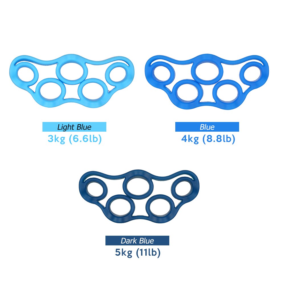 1Pc Silicone Finger Stretcher Hand Resistance Band Finger Strength Trainer Strengtheners for Rock Climbing Fitness Exercise