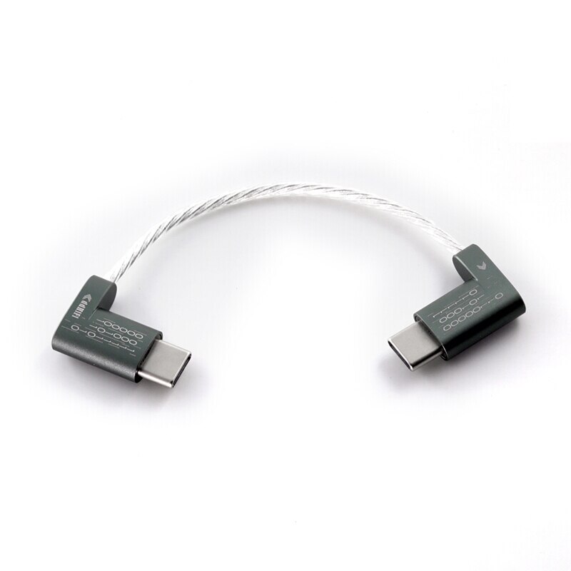 DD ddHiFi TC05II TypeC to Type C Upgraded Data Cable Connect USB-C Decoders /Music Players with Smartphones/Computer (80MM)