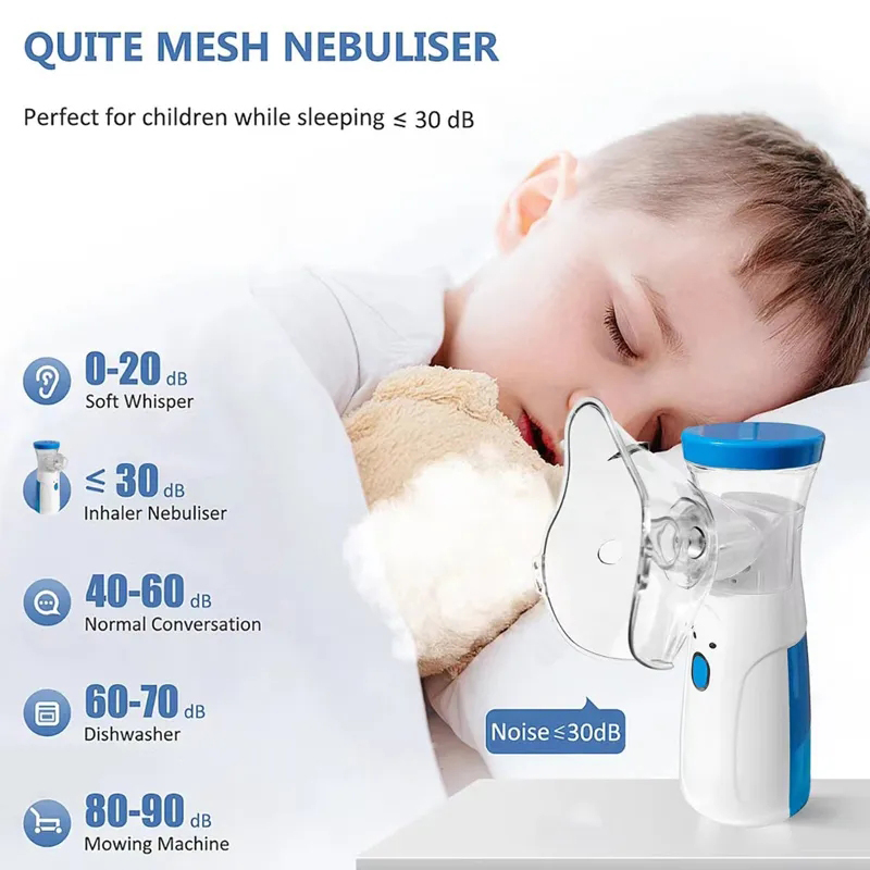 Handheld Tragbare Vernebler autoclean Vernebler Mesh Zerstäuber Stille Inhalator Vernebler inhalator Für Erwachsene Kinder Nebulizador