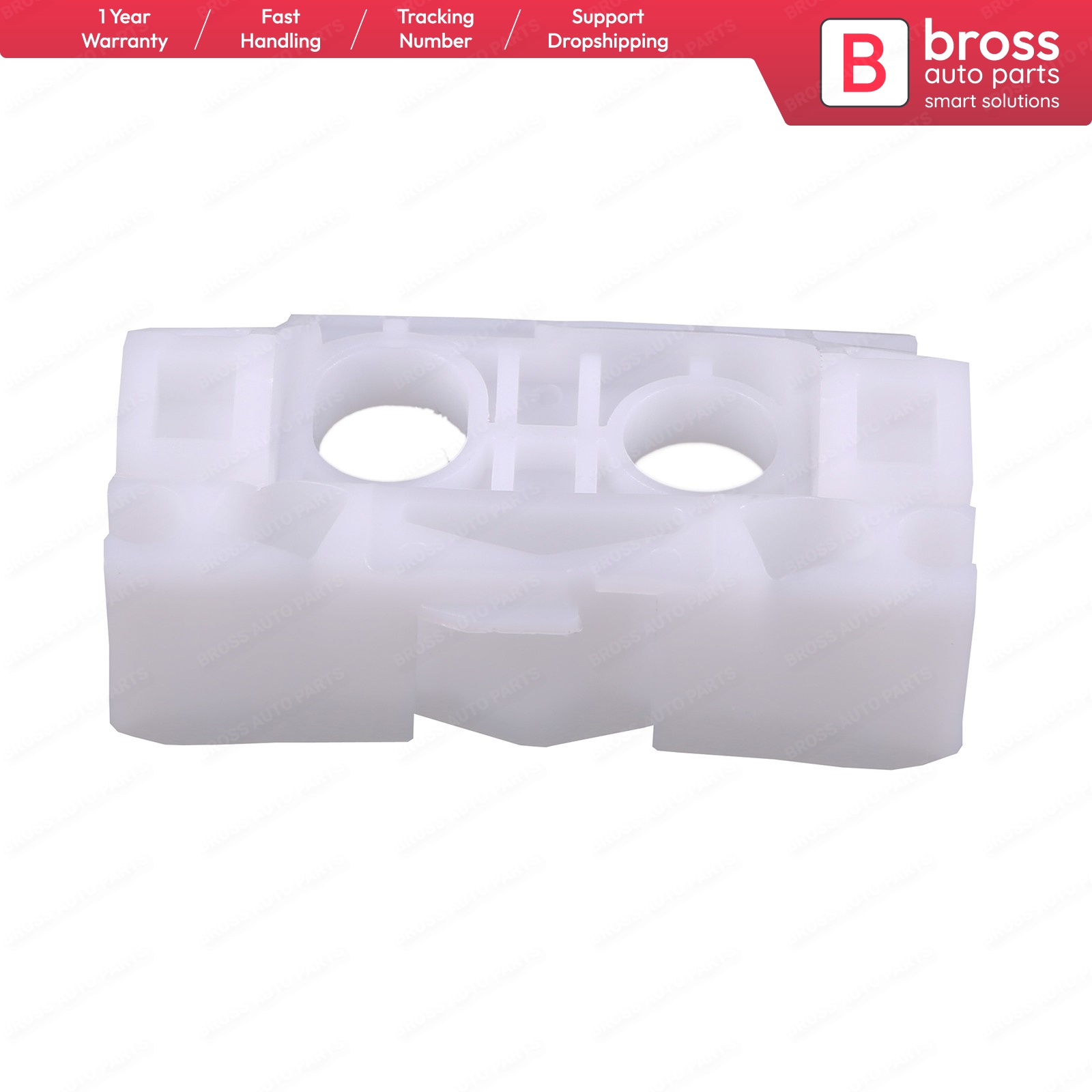 Bross Auto Parts BWR897 Electrical Power Window Regulator Clip Front; left Door for Citroen C4 PICASSO 2006-On Ship From Turkey