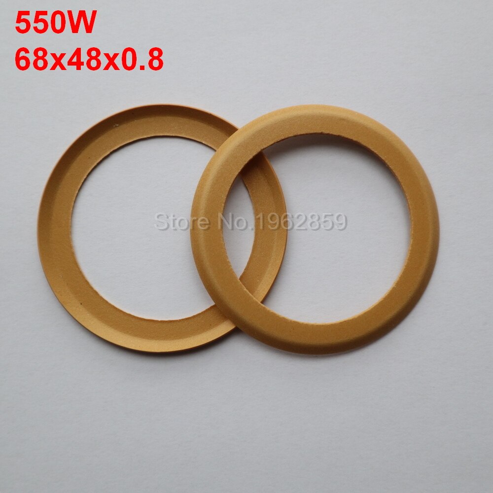2Pcs Cilinder Zuigers Polyimide Rubber Ring Voor 550W 750W 1100W 1500W Olievrije Luchtcompressor tandheelkundige Onderdelen: 550W 68x48x0.8
