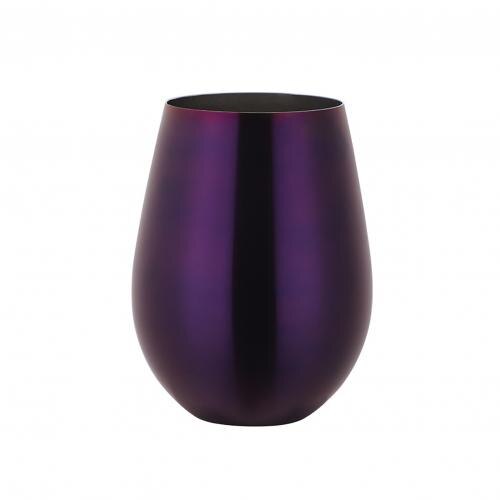 304 Stainless Steel Wine Glasses Coffee Drink Beverage Beer Drinkware Water Cup Stainless Steel Drinking Cup Kitchen Bar: Purple