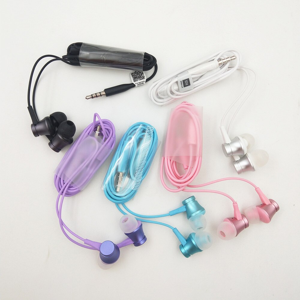 Redmi Note 9 8 Pro Xiaomi 3.5MM Jack Earphone In-ear Piston Fresh Version Headphones with Mic For Mi 10 lite/note 10 Poco X3 M3