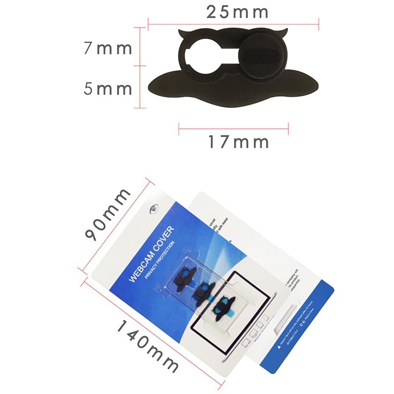 3Pcs Cubierta Camara Webcam Ultra Dunne Webcam Cover Sluiter Magneet Slider Camera Cover Voor Laptop Webcamera Protector Blocker