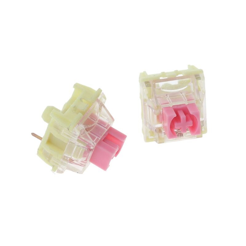5pcs/pack TTC Pink Mechanical keyboard Switch Pink Gold Contact Switch 3pin 100 Million Lives For Cherry Gateron MX Switch keybo