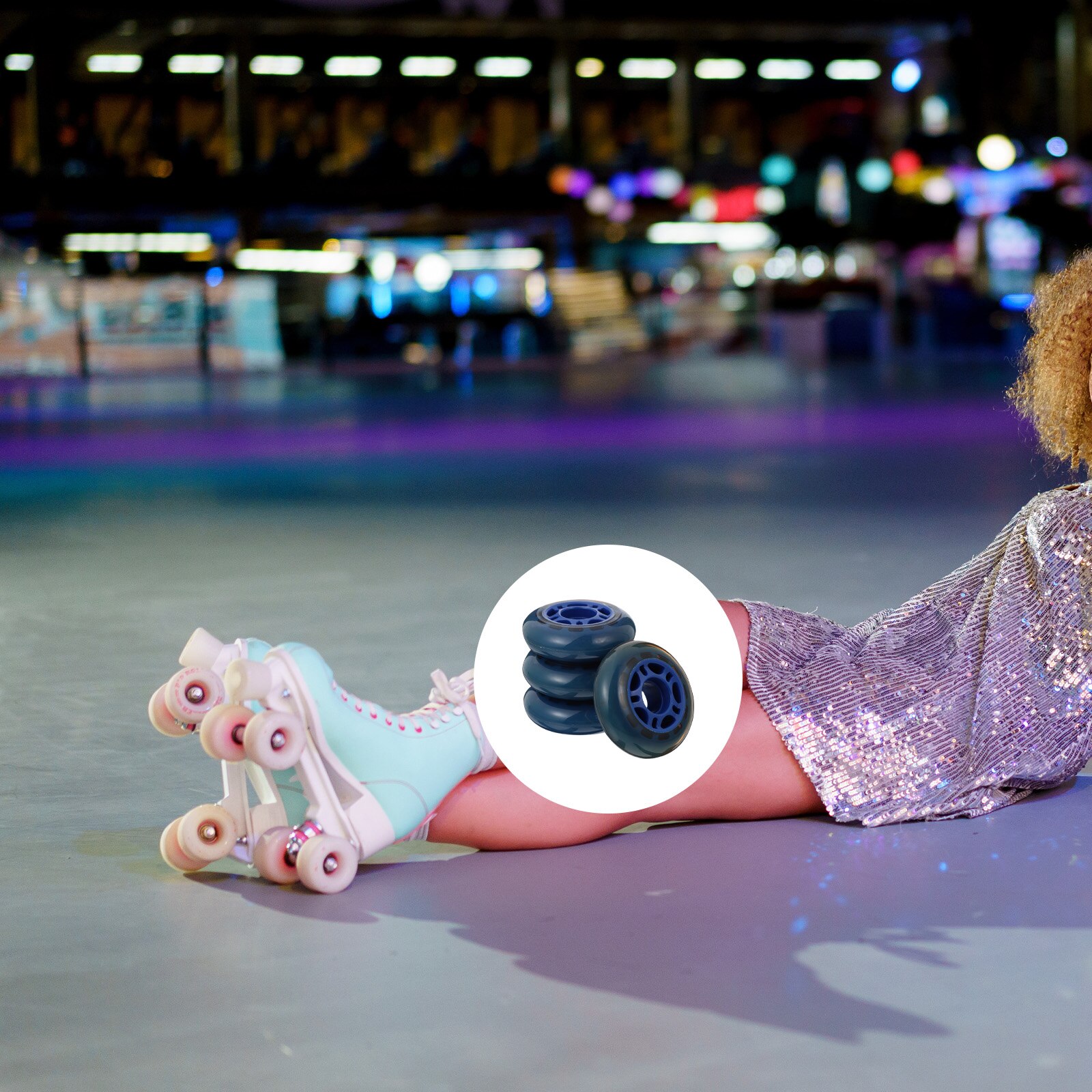 4Pcs Roller Skate Wheels Practical Ice Skates Wheels Useful Skate Shoe Wheels