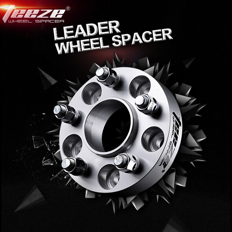 TEEZE separadores de rueda adaptador de 5x100 CB57.1mm para Volkswagen Polo Bora Golf y asiento Ibiza y carro Cruz FRV FSV H530 1 Uds