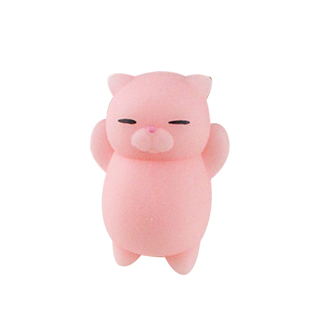 Soft Cute Cat Antistress Decompression Toy Jumbo Slow Rising Fun Stress Squeeze Phone Straps Keychain Toys: 5