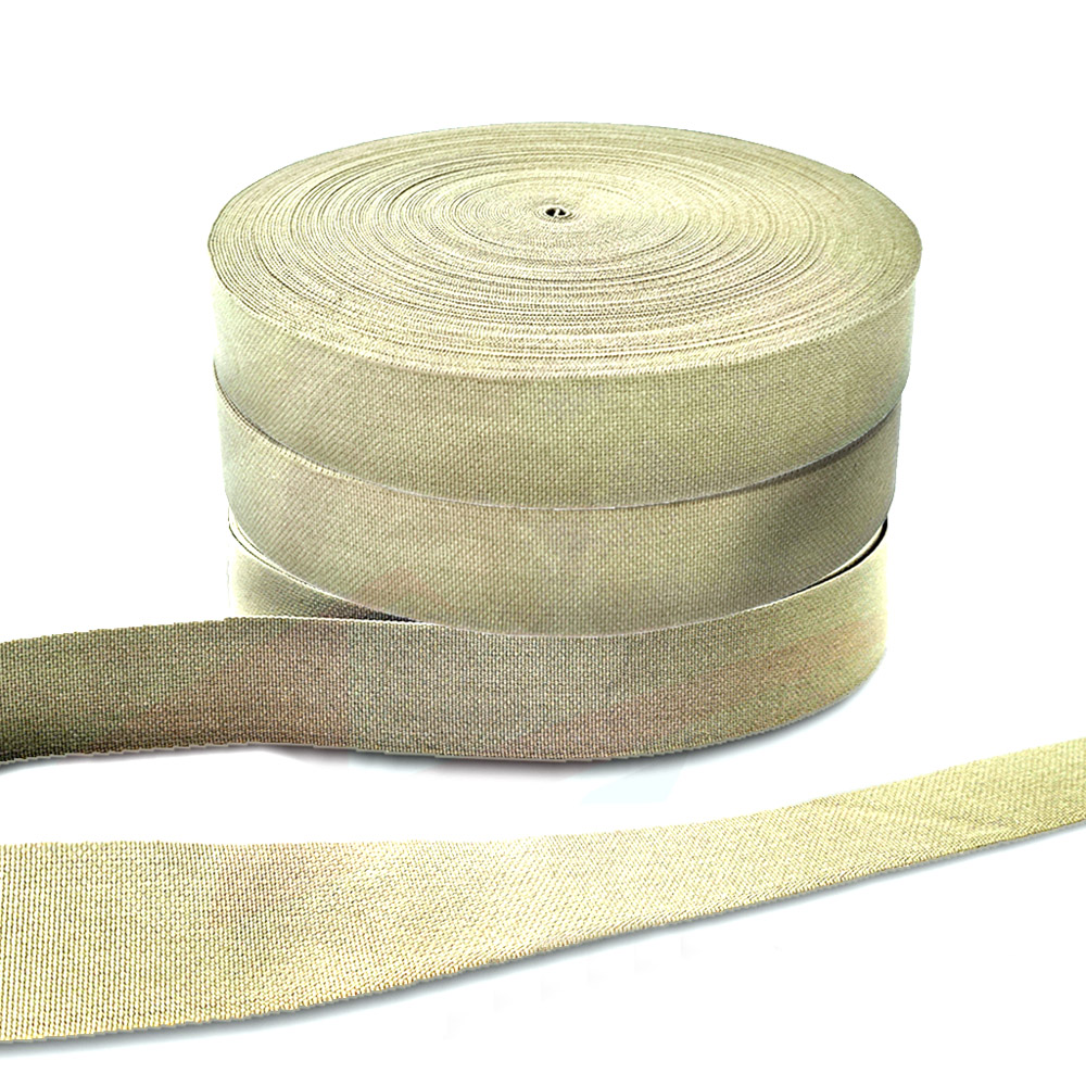 1M Length 20mm 25mm 38mm 50MM Wide Matte Webbing Non-elastic Lanyard Tape DIY Molle Belt Strap Fabric Accessories: XL / Silver