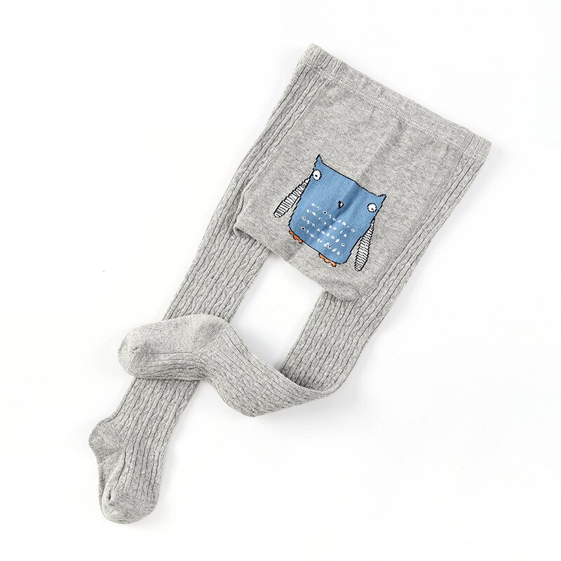 Baby Strumpfhosen PP Baumwolle freundlicher Strumpfhosen Karikatur freundlicher Strümpfe Jungen Mädchen Baby Strumpfhosen Kleinkind Strümpfe Neugeborenen Engen: grau / Fit 1-2year