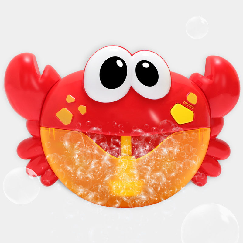 Bathing Partner Bubble Machine Bathroom electric music spit bubble crabChildren's bath toys