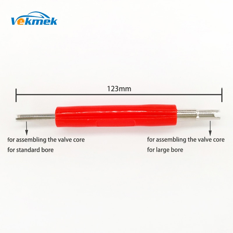 1 pc Tire Valve Core Screwdriver Two Way Valve Stem Tools for Car Motorcycle Truck Tire Repair Tools Plastic Handle Retail