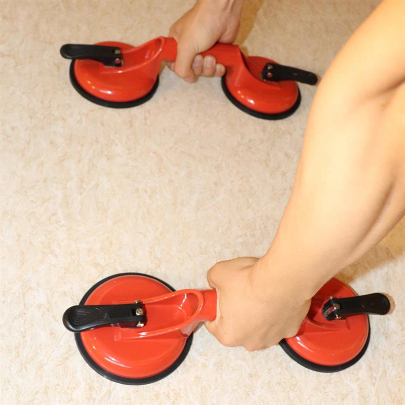 Industrial Grade Ceramic Glass Suction Cup anti-scratch Double Claw Round Rubber Suction Cup Aluminum Alloy Household