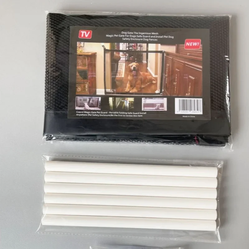 Barriera per recinzione di sicurezza per cani da compagnia - Rete di isolamento pieghevole in rete traspirante Scale Cancello Box per la restrizione di animali domestici per interni ed esterni