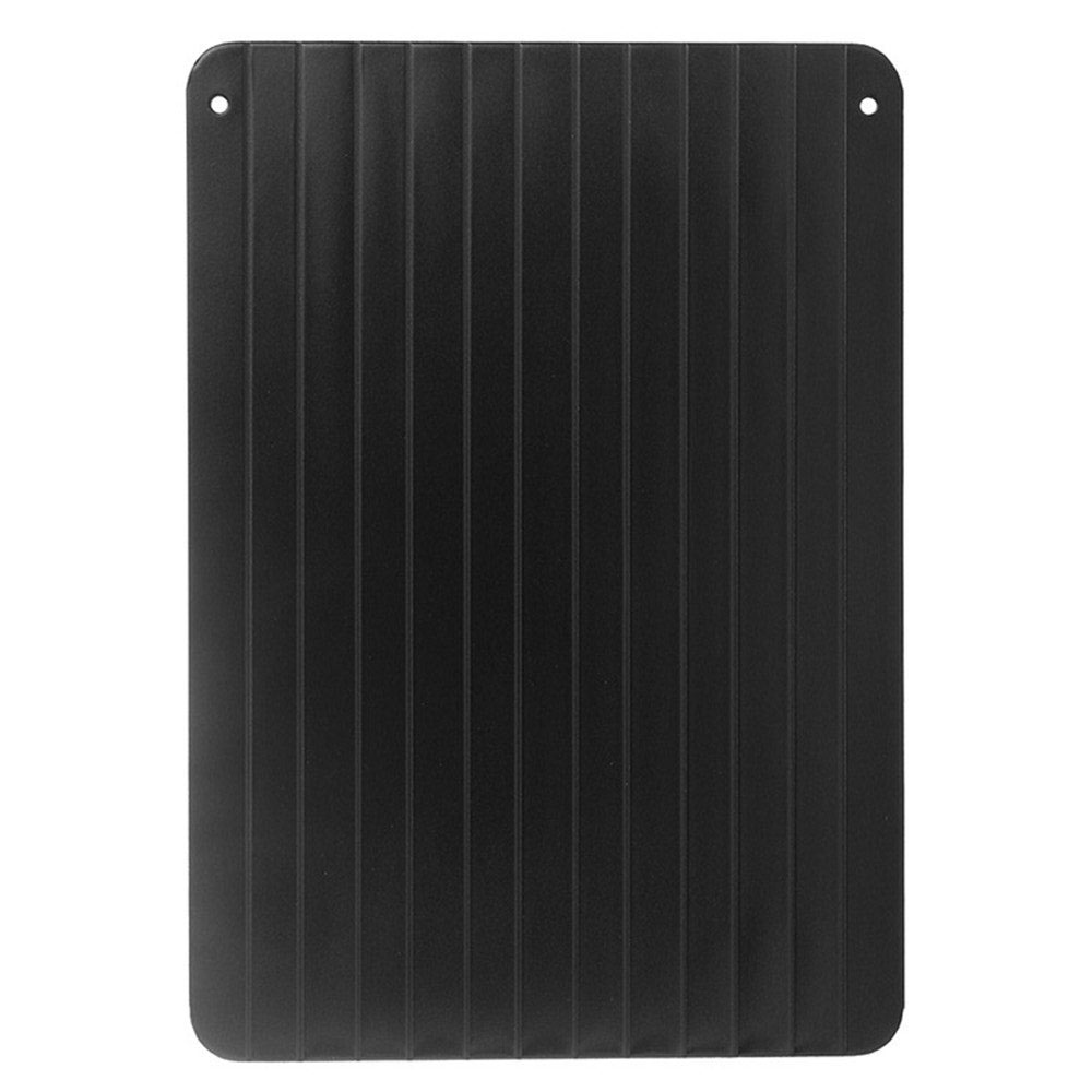 Aluminum Fast Defrost Plate Thaw Frozen Food Meat Fruit Quick Defrosting Plate Board 2-In-1 Defrost Chopping Board Kitchen Tool
