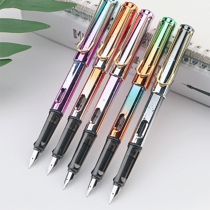 Regenbogen Farbe Brunnen Stift Für freundlicher Schreiben Schule Bürobedarf Kawaii Schreibwaren Stift Schreiben Werkzeug 0,38mm