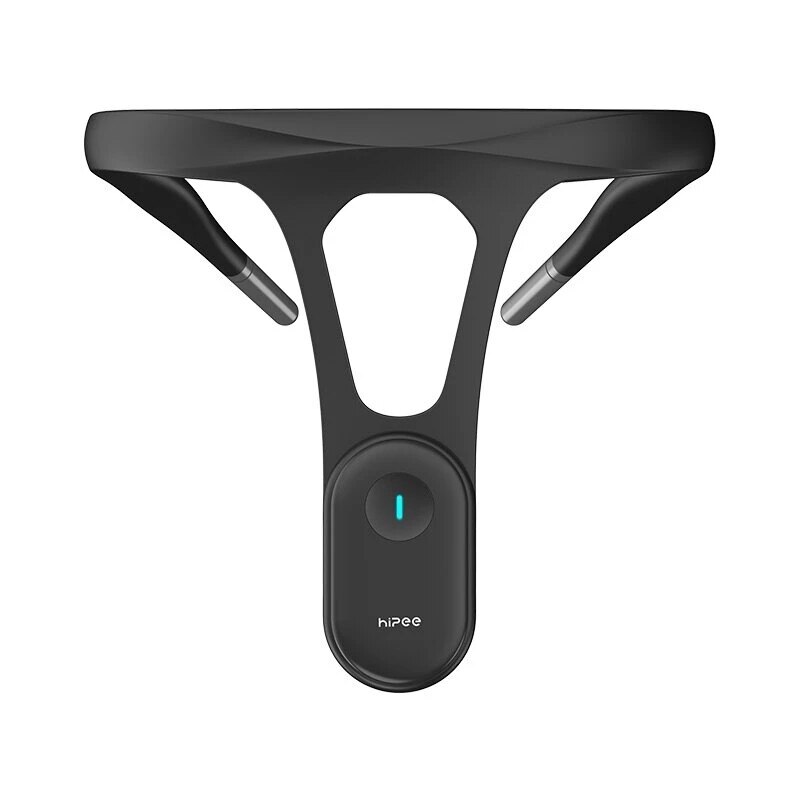 Hipee-Dispositivo de corrección de postura inteligente para adultos, Corrector de monitorización de la postura de la espalda en tiempo real, dispositivo científico: For Adults Black