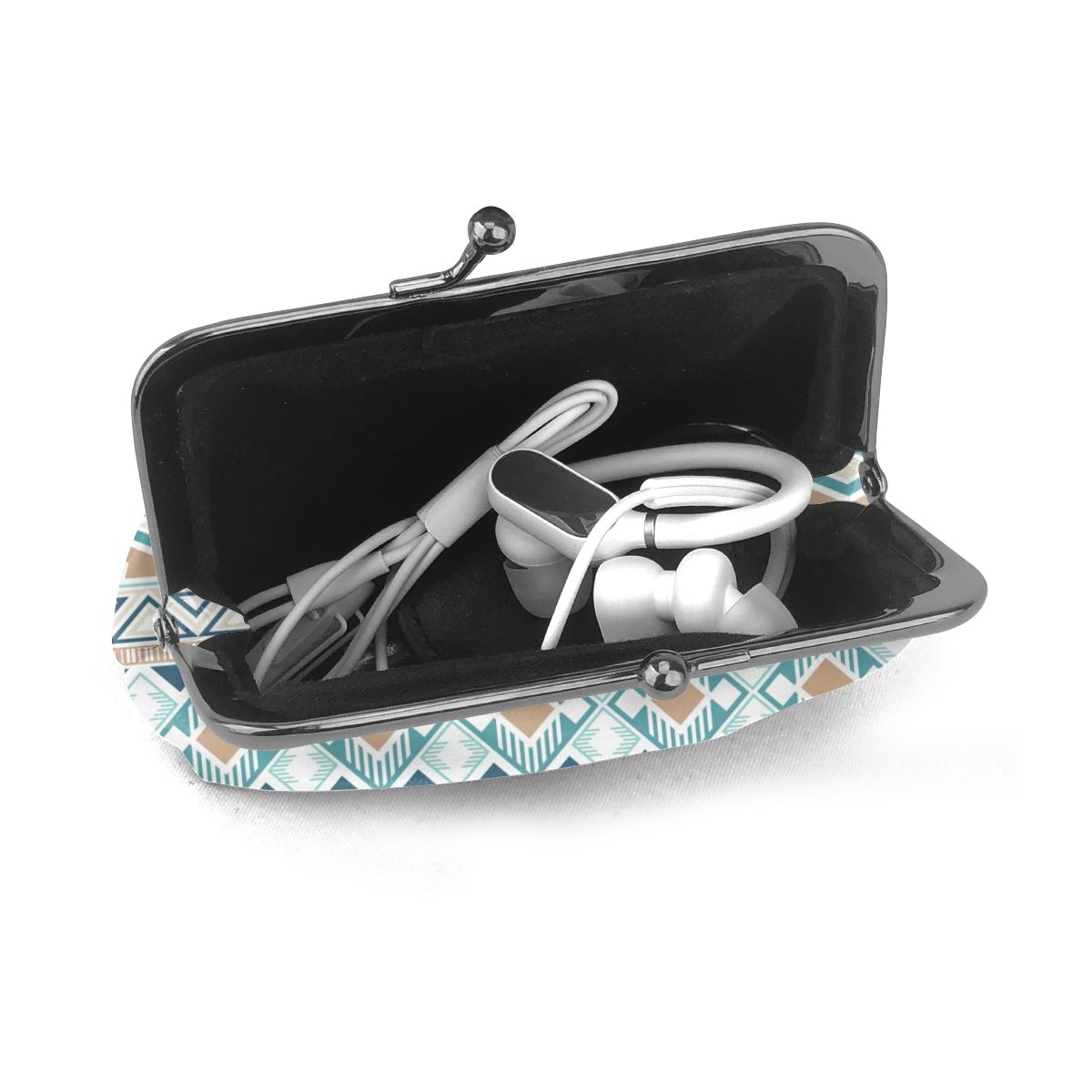 Oln aztec indianenstam etnische geometrische print dames portemonnee kleine dames portemonnee dames portemonnee munt portemonnee