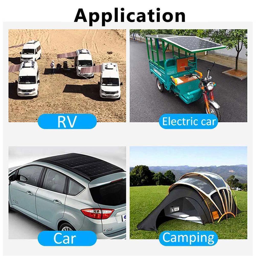 200 W Solar Panel Kit 12 V Battery Charger with 100 A Controller Caravan Boat