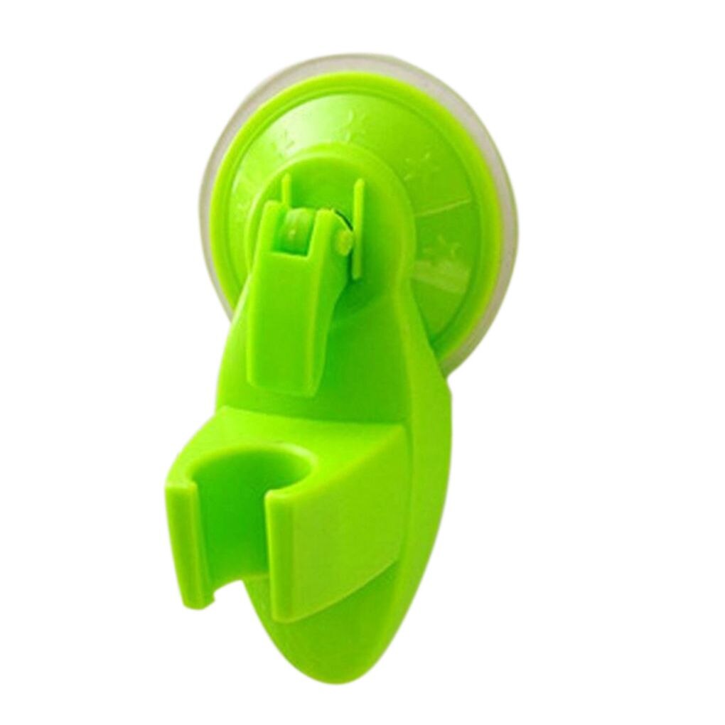 Bathroom Strong Attachable Shower Head Holder Movable Bracket Powerful Suction Shower Seat Chuck Holder: 3