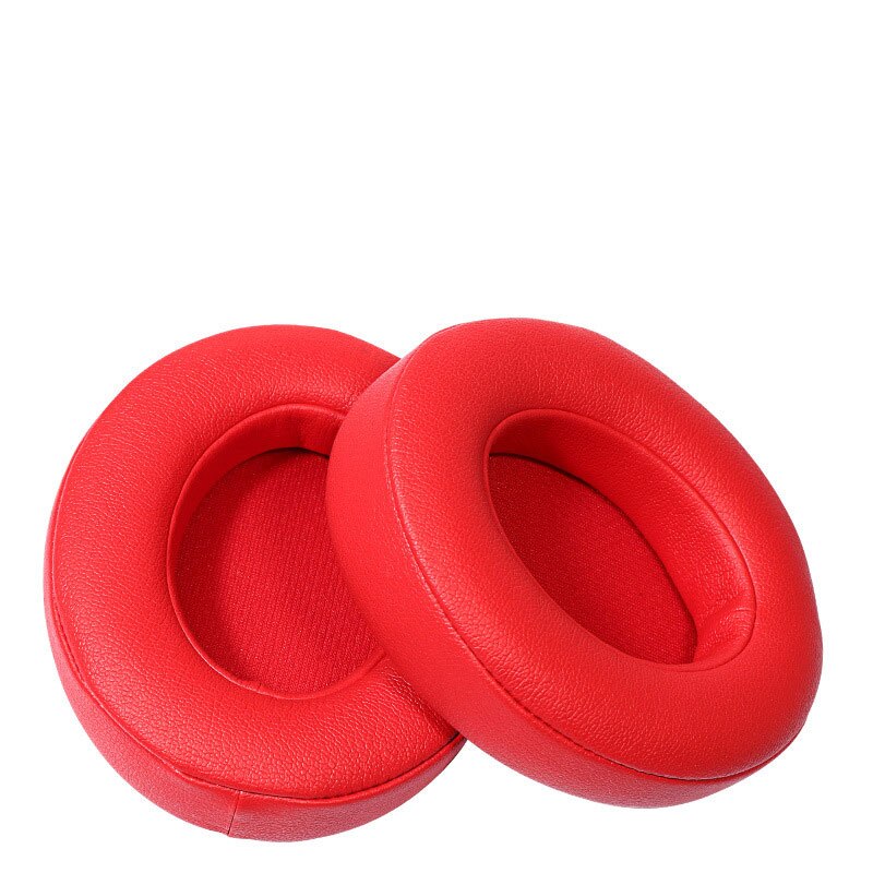 Replacement Ear Pads Soft Sponge Cushion for Beats Studio 2.0 3.0 Wireless Wired Headphone Accessories Earpads for Studio 2 3: Red