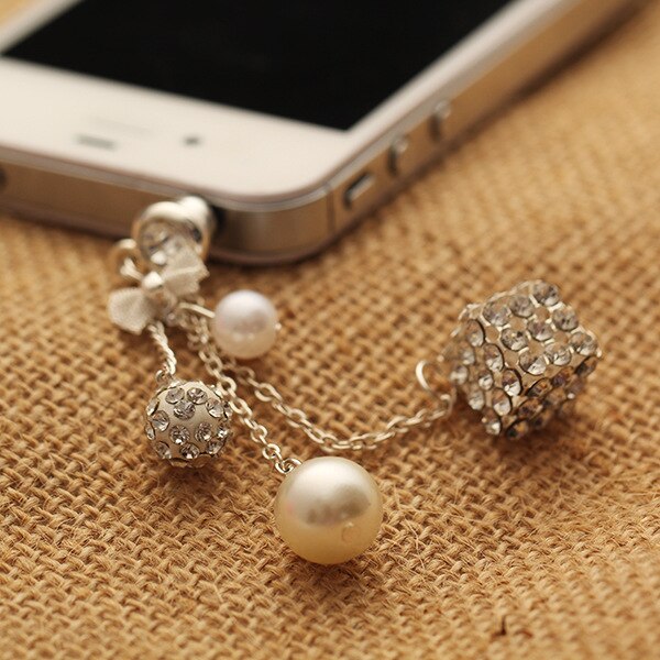 style Pendant Earphone Dust Plug Dustproof Plug Caps Cell Phone Accessories for all 3.5 mm Earphone Dust Plug