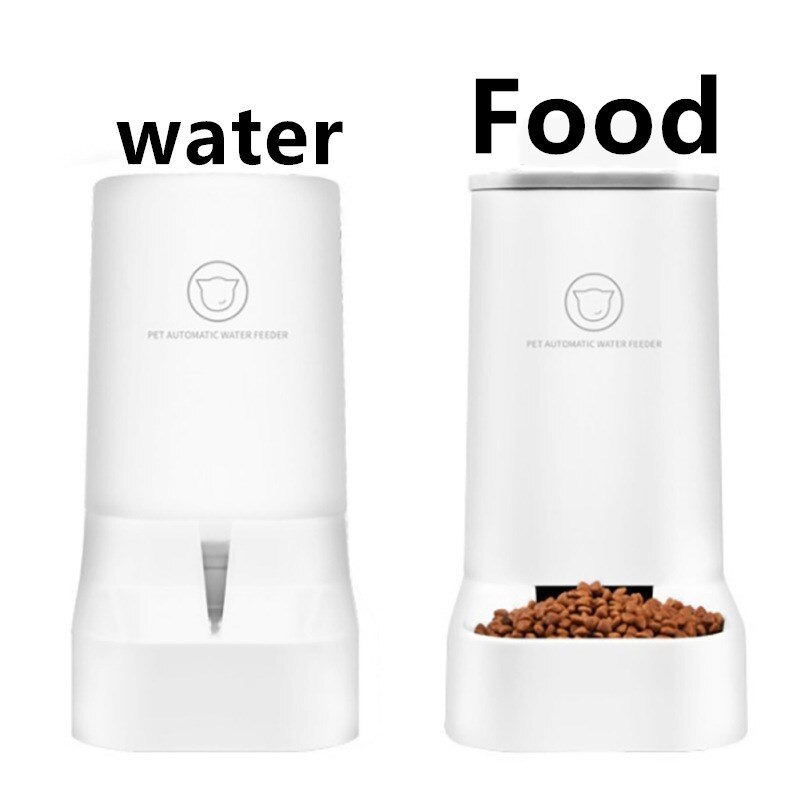 &2.2L Pet Automatic Feeder Dog Cat Drinking Bowl For Dogs Water Drinking Feeder Cat Feeding Large Capacity Dispenser Pet Cat Dog: water food