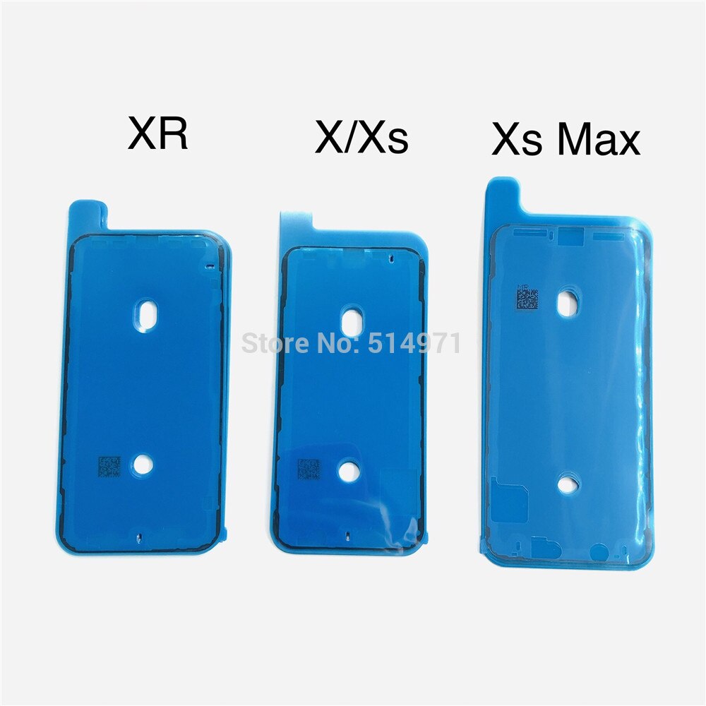 10pcs Waterproof Sticker For iPhone X XR XS 11 11pro Max 8 7 6s LCD Display Frame Bezel Seal Tape Glue Adhesive