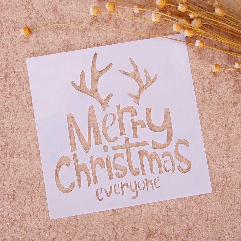 2pcs DIY Craft Painting Stencils For Scrapbooking Stamping Stamps Album Decorative Embossing Paper Cards Airbrush Template: 15