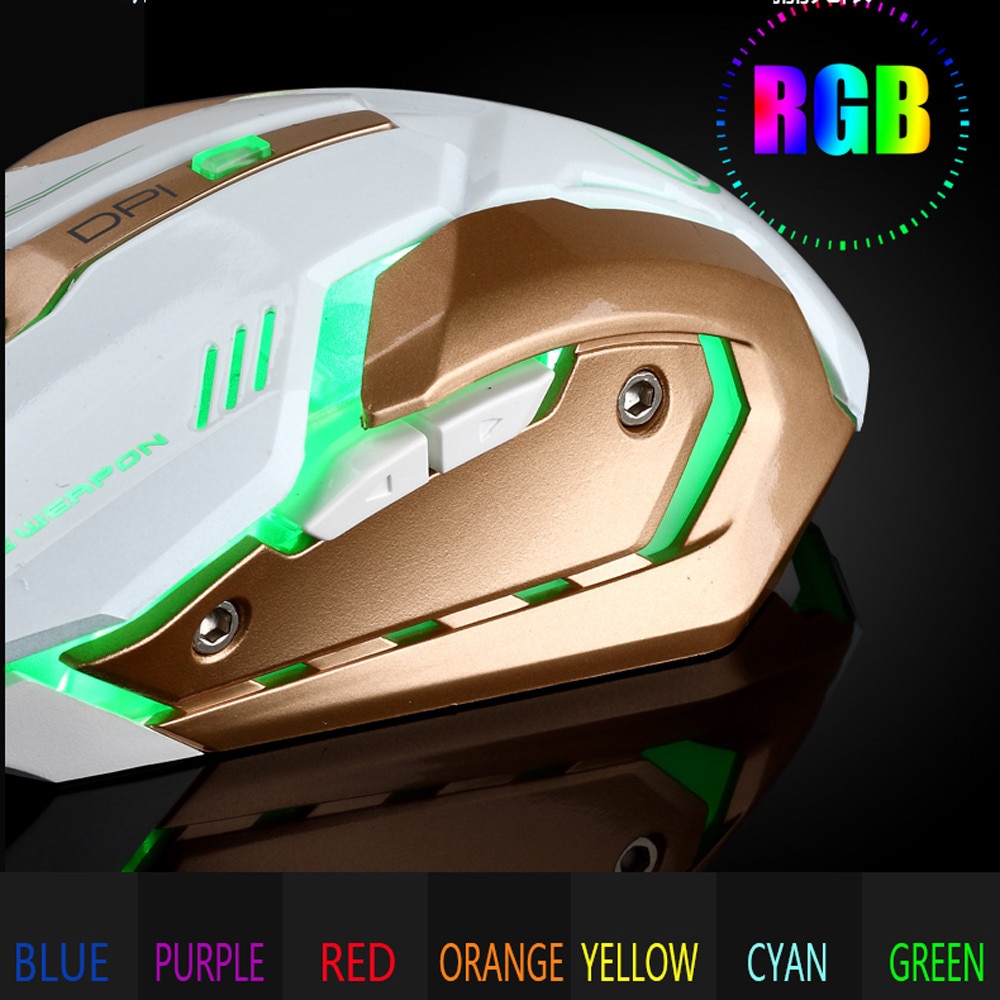 Rechargeable T1 Wireless Mouse Silent LED Backlit USB Optical Ergonomic Gaming Mouse For Computer PC 20A
