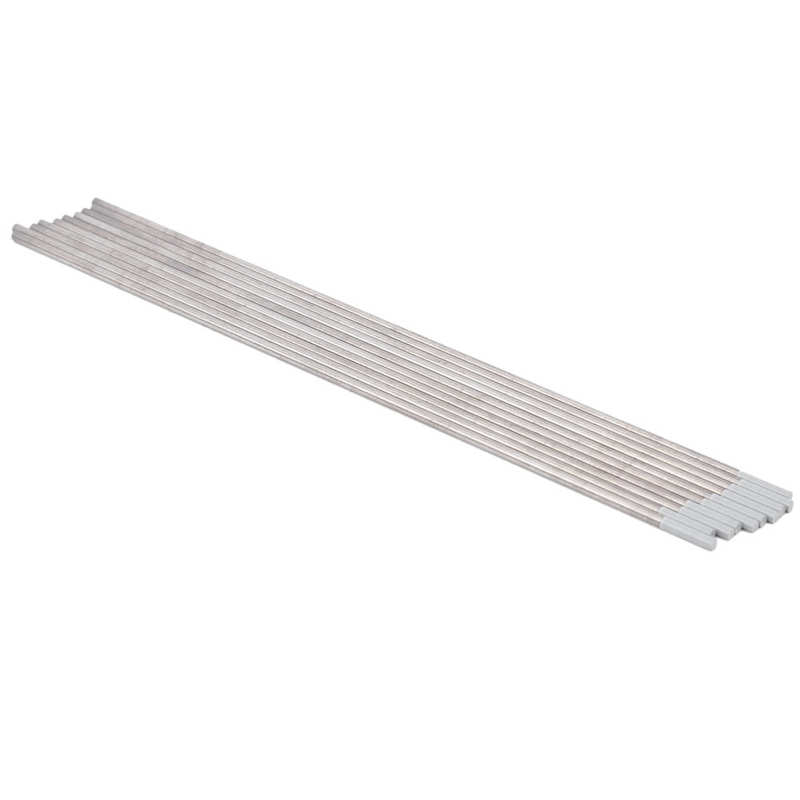10Pcs 2Mm WC20 Staaf Wolfraam Elektrode Arc Naald Voor Lassen Dunne Roestvrij Staal Grijs